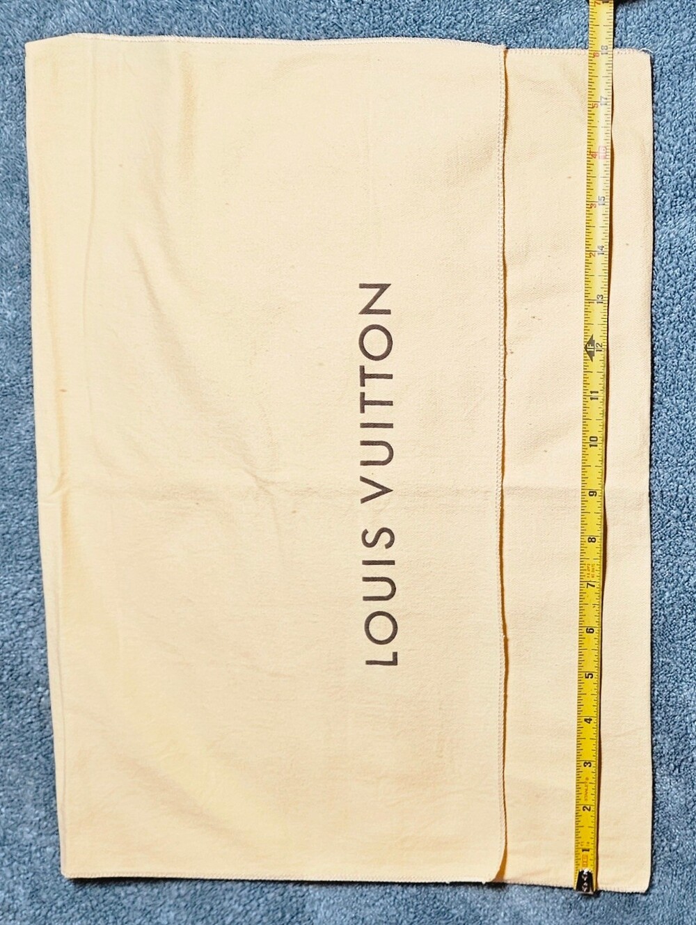 Louis Vuitton Large Envelope Dust Bag Keepall Travel Tote Onthego Storage Pouch - Picture 7 of 9